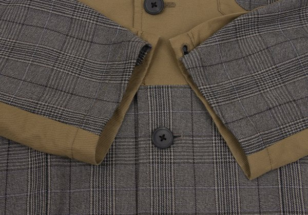 Paul smith RED EAR Glen Check Mixed Material Jacket Size L