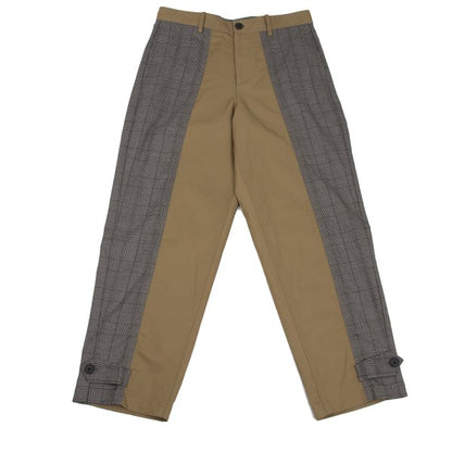 Paul smith RED EAR Cotton Linen Glen Beige Gray Pants Size XL