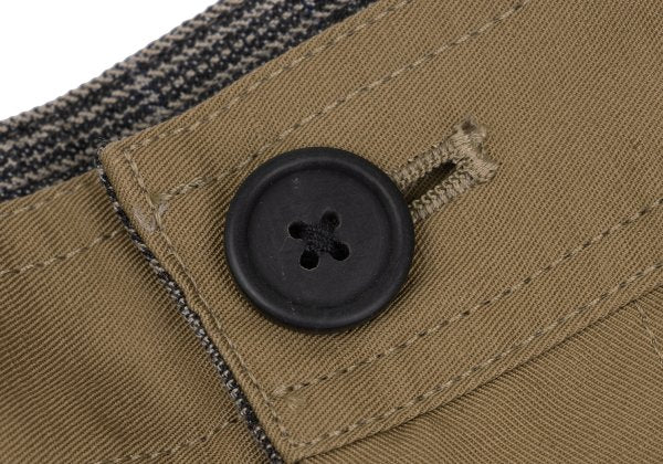 Paul smith RED EAR Cotton Linen Glen Beige Gray Pants Size XL