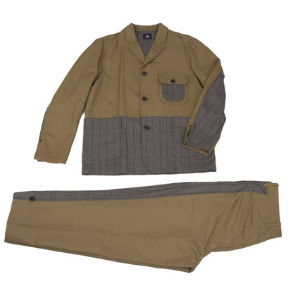 Paul smith RED EAR Glen Check Mixed Jacket Beige Size L