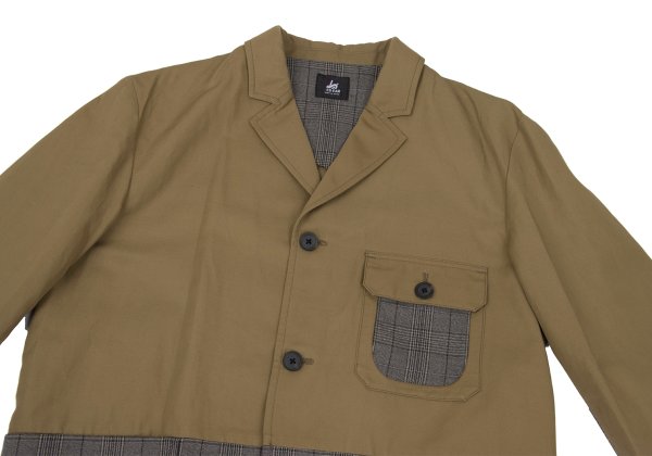 Paul smith RED EAR Glen Check Mixed Jacket Beige Size L
