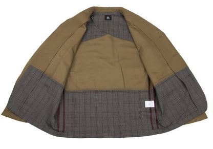 Paul smith RED EAR Glen Check Mixed Jacket Beige Size L