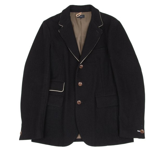 Paul Smith JEANS Wool Piping Design 3B Jacket Black Size L