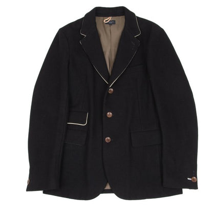 Paul Smith JEANS Wool Piping Design 3B Jacket Black Size L