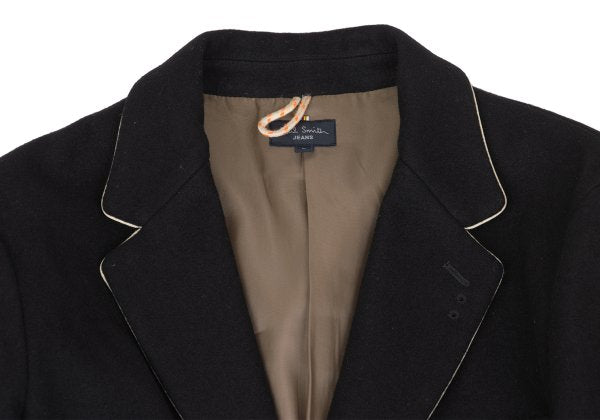 Paul Smith JEANS Wool Piping Design 3B Jacket Black Size L