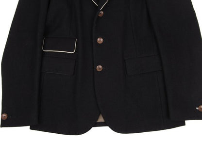 Paul Smith JEANS Wool Piping Design 3B Jacket Black Size L