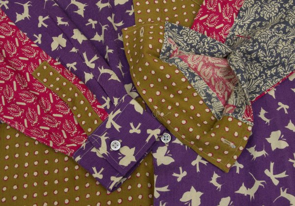 Paul Smith LONDON Crazy Pattern Rayon Shirt Multi Size M