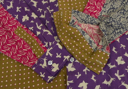 Paul Smith LONDON Crazy Pattern Rayon Shirt Multi Size M