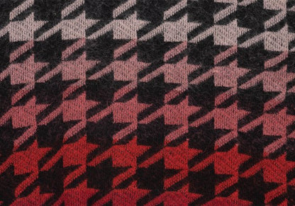 Paul Smith Mohair Blend Houndstooth Knit Red Size XL