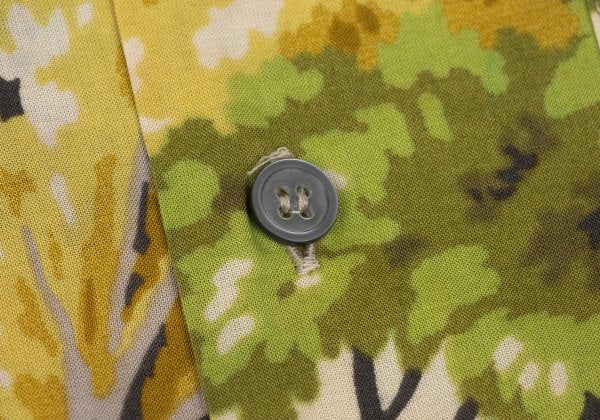 Paul Smith Floral Long Sleeve Shirt Yellow Multi Size M