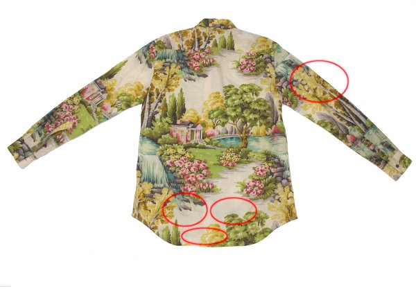 Paul Smith Floral Long Sleeve Shirt Yellow Multi Size M