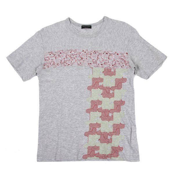 COMME des GARCONS HOMME PLUS Cotton T-Shirt Gray Size M