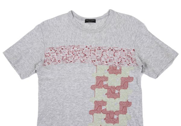 COMME des GARCONS HOMME PLUS Cotton T-Shirt Gray Size M