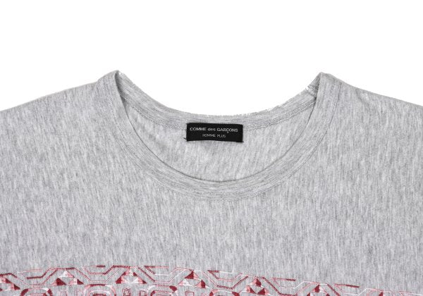 COMME des GARCONS HOMME PLUS Cotton T-Shirt Gray Size M