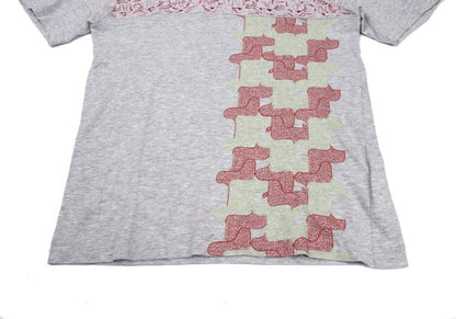COMME des GARCONS HOMME PLUS Cotton T-Shirt Gray Size M