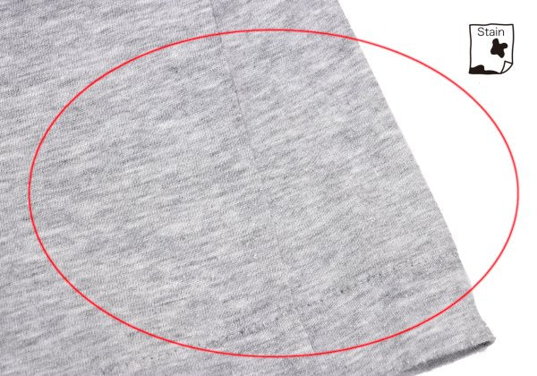 COMME des GARCONS HOMME PLUS Cotton T-Shirt Gray Size M