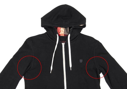 Burberry LABEL CRESTBRIDGE Check Hooded Zip Hoodie Size 3