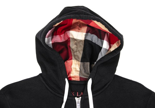 Burberry LABEL CRESTBRIDGE Check Hooded Zip Hoodie Size 3