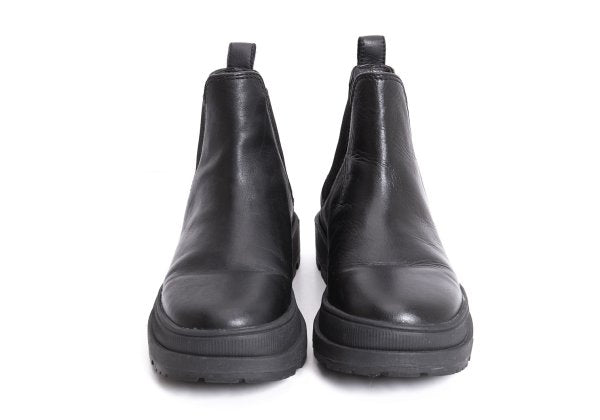 CAMPER Side-Gore Leather Boots Black Size 37 (23.5cm)