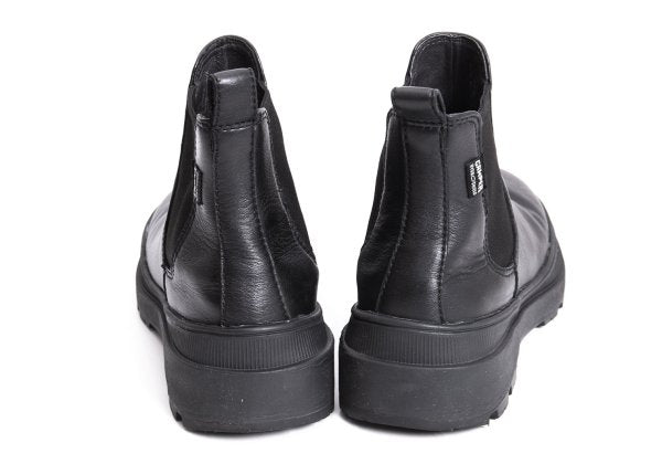 CAMPER Side-Gore Leather Boots Black Size 37 (23.5cm)