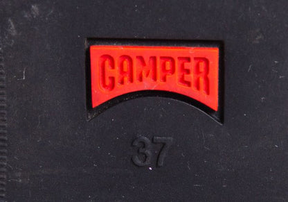 CAMPER Side-Gore Leather Boots Black Size 37 (23.5cm)