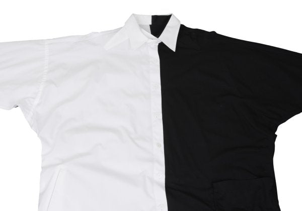 BLACK Scandal Yohji Yamamoto Asymmetric Shirt Black Size 2