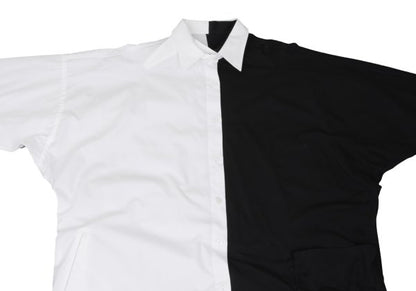 BLACK Scandal Yohji Yamamoto Asymmetric Shirt Black Size 2