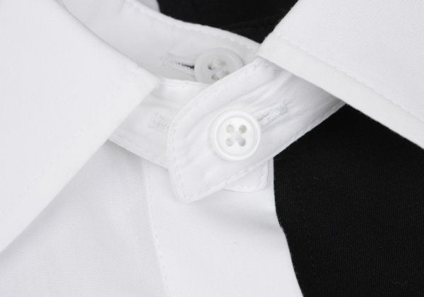 BLACK Scandal Yohji Yamamoto Asymmetric Shirt Black Size 2