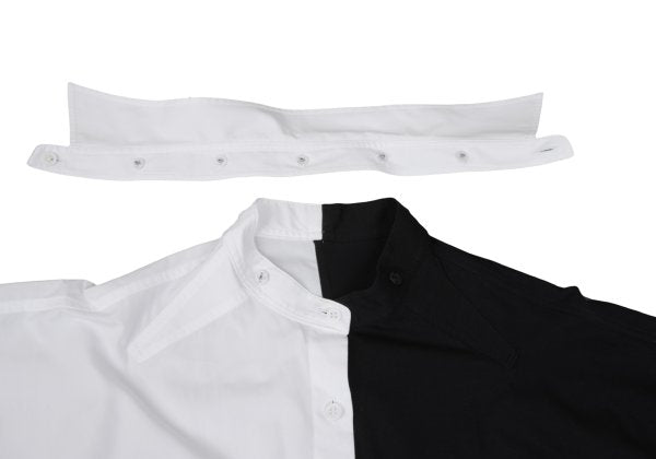 BLACK Scandal Yohji Yamamoto Asymmetric Shirt Black Size 2