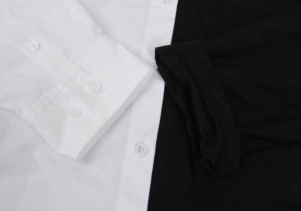 BLACK Scandal Yohji Yamamoto Asymmetric Shirt Black Size 2