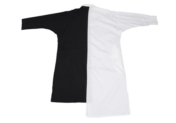 BLACK Scandal Yohji Yamamoto Asymmetric Shirt Black Size 2