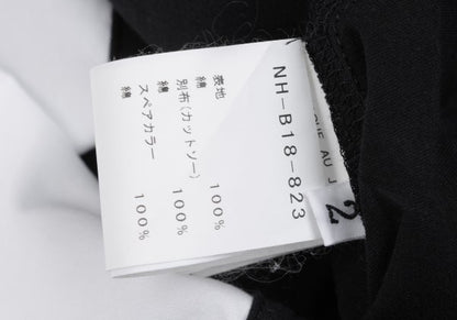 BLACK Scandal Yohji Yamamoto Asymmetric Shirt Black Size 2