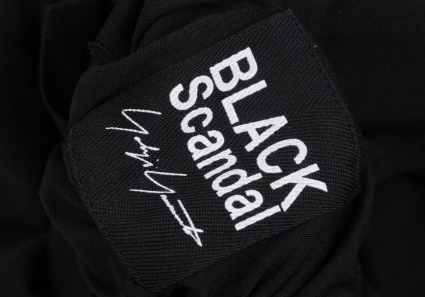 BLACK Scandal Yohji Yamamoto Asymmetric Shirt Black Size 2