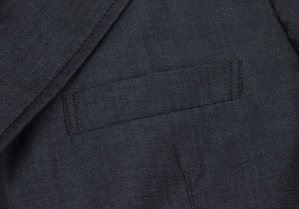 COMME des GARCONS HOMME Wool Stripe 3B Jacket Gray Size L