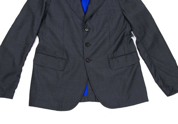 COMME des GARCONS HOMME Wool Stripe 3B Jacket Gray Size L