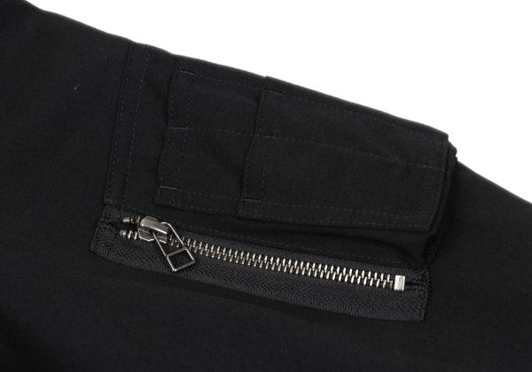 Ground Y 25SS Wool Gabardine Double Bomber Black Size 3