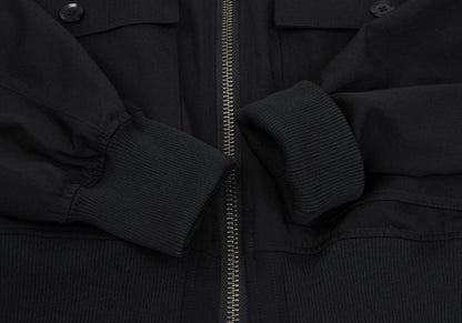 Ground Y 25SS Wool Gabardine Double Bomber Black Size 3