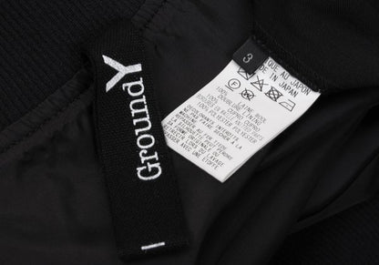 Ground Y 25SS Wool Gabardine Double Bomber Black Size 3