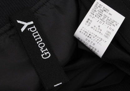 Ground Y 25SS Wool Gabardine Double Bomber Black Size 3