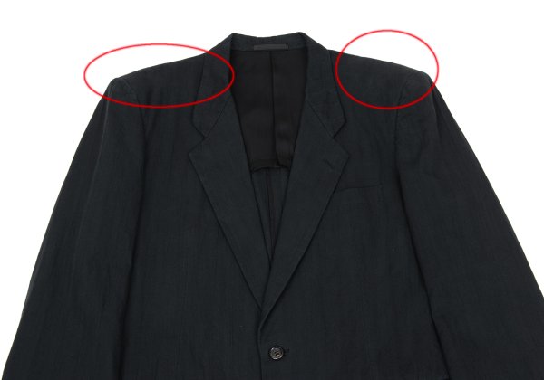 COMME des GARCONS HOMME Shadow Stripe 2B Jacket Black Size L