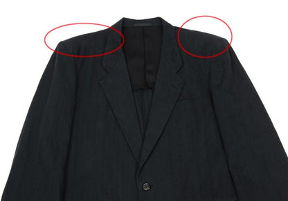 COMME des GARCONS HOMME Shadow Stripe 2B Jacket Black Size L
