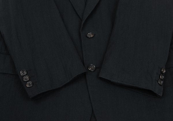 COMME des GARCONS HOMME Shadow Stripe 2B Jacket Black Size L
