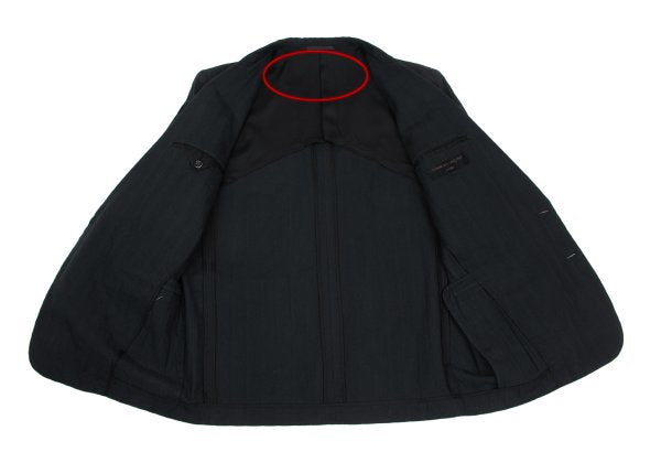 COMME des GARCONS HOMME Shadow Stripe 2B Jacket Black Size L