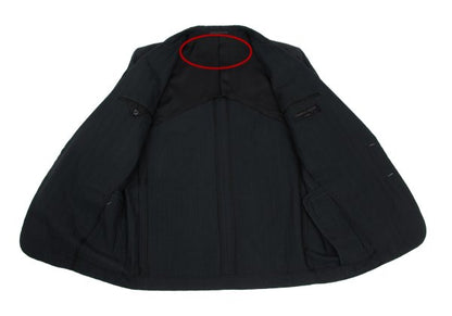 COMME des GARCONS HOMME Shadow Stripe 2B Jacket Black Size L