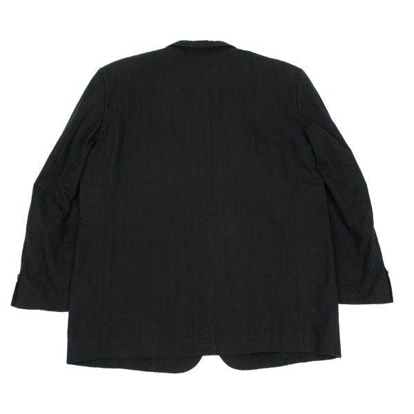 COMME des GARCONS HOMME Shadow Stripe 2B Jacket Black Size L