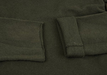 COMME des GARCONS Draped Wool Knit Sweater Khaki Size S
