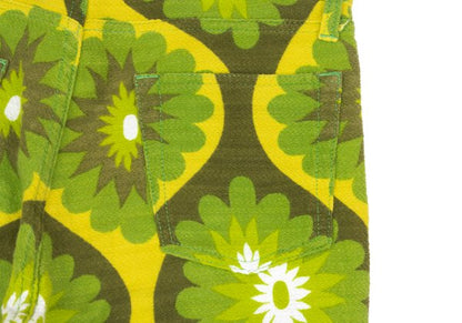 JUNYA WATANABE PINK Graphic Print Cotton Pants Green Size S