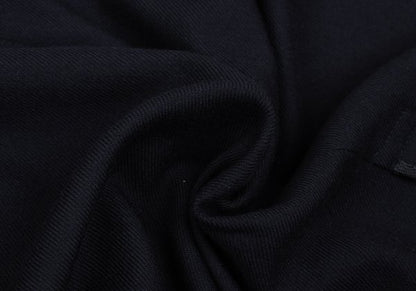 Yohji Yamamoto FEMME 05AW Wool Piped Slit Skirt Navy Size 3