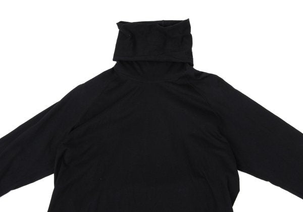 S'YTE Cotton Layered Raglan Turtleneck Black Size M
