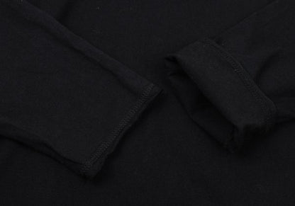 S'YTE Cotton Layered Raglan Turtleneck Black Size M